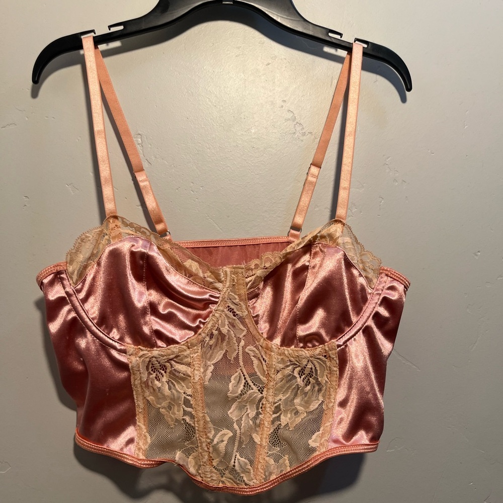 pink corset top